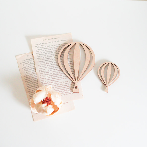 木製　レターバナー  イラスト［　気球　］wood ウッド フォト バルーン balloon 1枚目の画像
