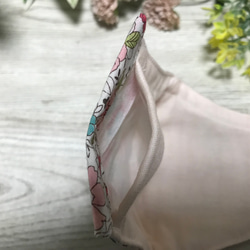 フィルターポケット付き立体マスク　女性用　YUWA花柄 2枚目の画像