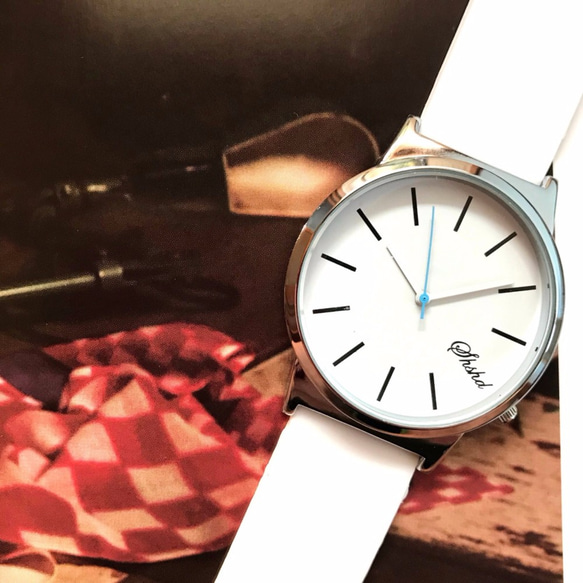 腕時計 単品価格 ホワイト ブレスレット メンズ レディース 1枚目の画像