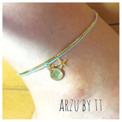 code anklet#name TAG☆star fish 2枚目の画像