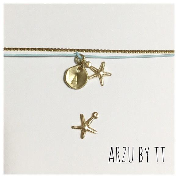 code anklet#name TAG☆star fish 3枚目の画像