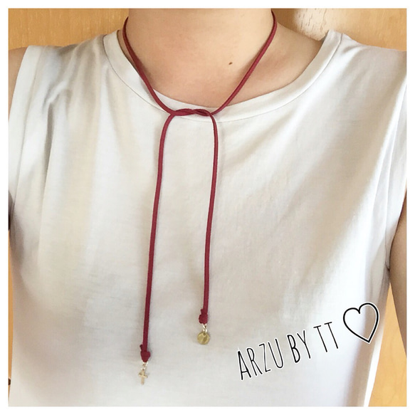 ♡2way suede choker♡ 2枚目の画像