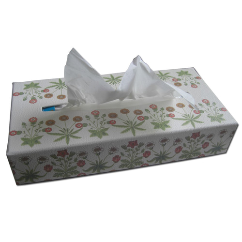 ウィリアムモリス．オリジナルティッシュボックス．デイジー（オフ