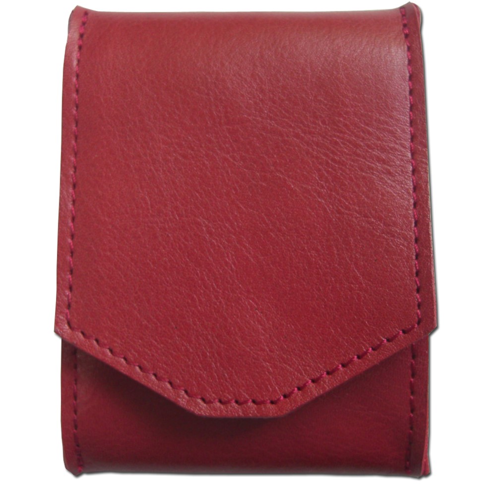 牛革 本革 ボックス型 小銭入れ コインケース カード収納付（ワインローズ） 小銭入れ・コインケース shamrockpipi 通販  5706098｜Creema(クリーマ)