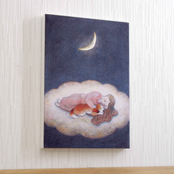 「祈りの天使」水彩画 原画 水彩・原画「天使の休息」 絵画 tami suzukake 通販 10085428