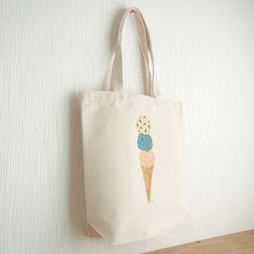 新品未使用　ラドロー　トートバッグ　アイスクリーム ラドロー アイスクリームトートバッグ 新品未使用 ラドロー トート
