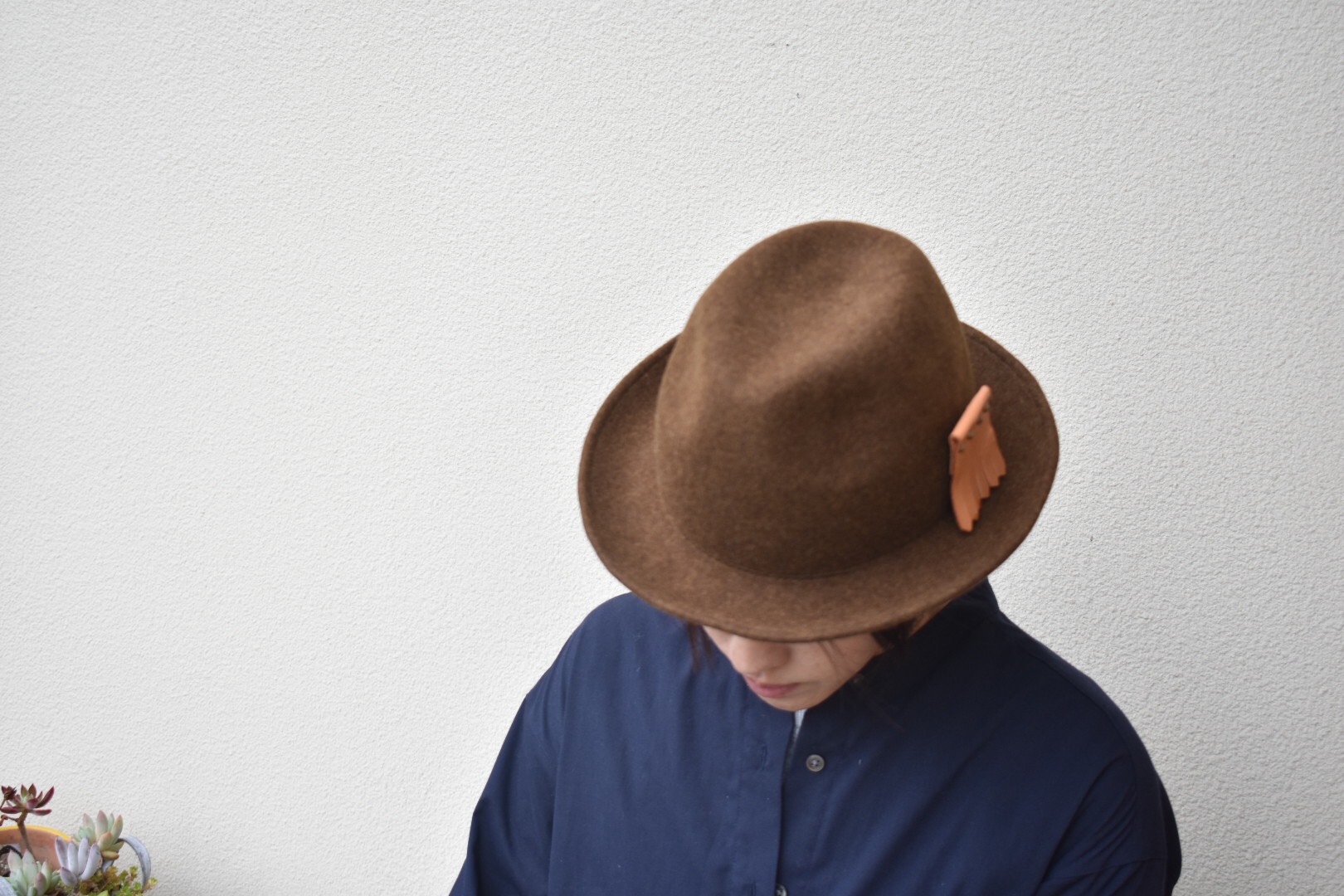 小さめサイズの中折れハット54 cm〜56 cm