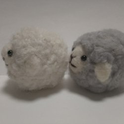 まんまる羊 (2体セット) 3枚目の画像
