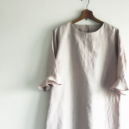 atelier っぽかっ rough atour リネンのロングワンピース