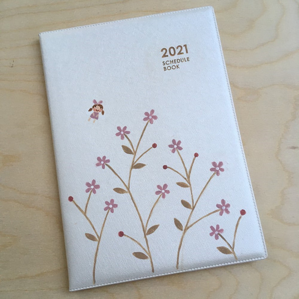 2021年スケジュール帳Ｂ６サイズ～小さな花デザイン 3枚目の画像