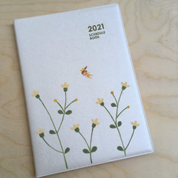 2021年スケジュール帳Ｂ６サイズ～小さな花デザイン 7枚目の画像