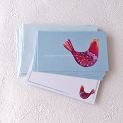 メッセージカード封筒セット （幸福鳥） 8枚目の画像