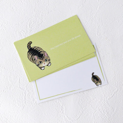 メッセージカード（子猫　3色計15枚セット） 4枚目の画像