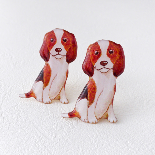 ビーグル犬ブローチ ブローチ hiish - イッシュ - 通販 12656925  