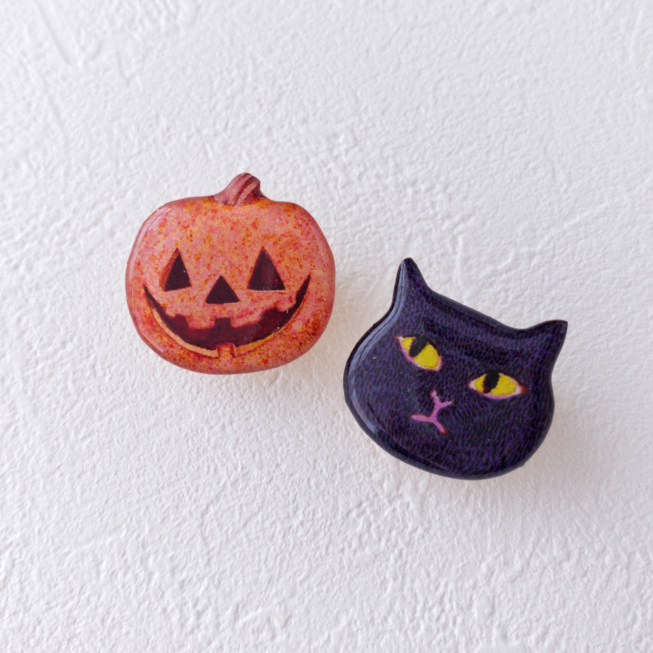 黒猫のくろたんとジャック・オー・ランタン（セット）