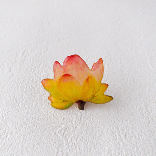 ＜受注制作＞蓮の花のブローチ　はす　シルバー　C008 蓮の花のブローチ - 気品と美しさを身に着けることで魅力を
