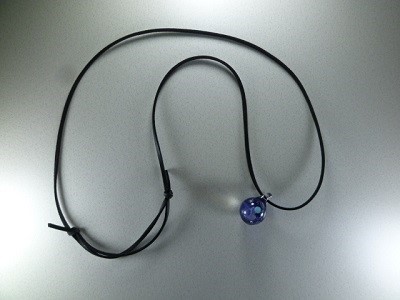 宇宙ガラス、惑星NO.9（星雲、星、ガラス、ペンダント）