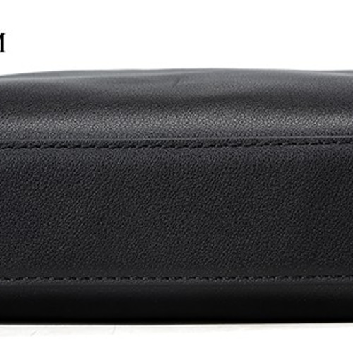 メンズ ショルダーバッグ 本革 パッファローレザー 水牛革 iPad対応 黒