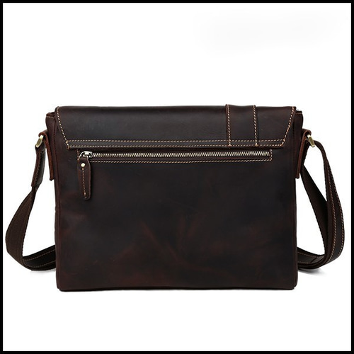 ミリタリー風 本革 レザー メンズ ショルダーバッグ メッセンジャー