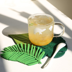 樂洋・Gauisus- 葉子杯墊/擺飾-綠/酸酸甜甜的______ 第4張的照片