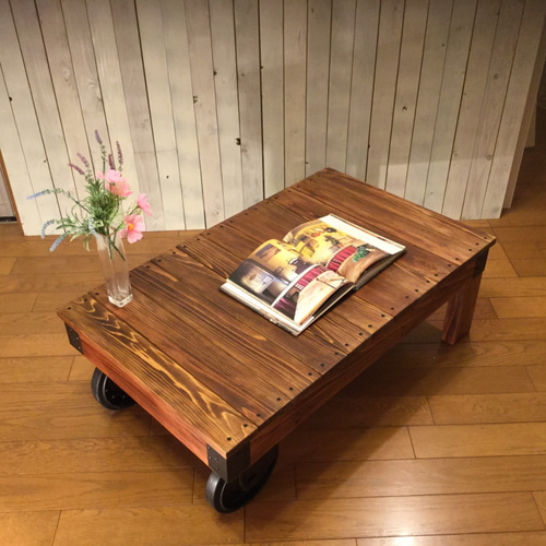 トロリーテーブル ローテーブル・リビングテーブル F's furniture