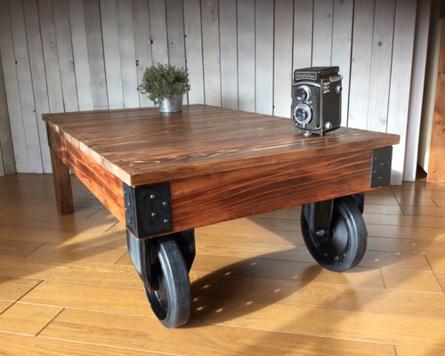 トロリーテーブル ローテーブル・リビングテーブル F's furniture