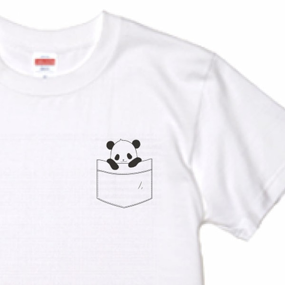 ワンポイントポケットパンダTシャツ Tシャツ Hanami 通販 11828619