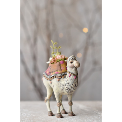 ラクダさん ～WHITE〜 立体・オブジェ Echidna Aya 通販 4715620