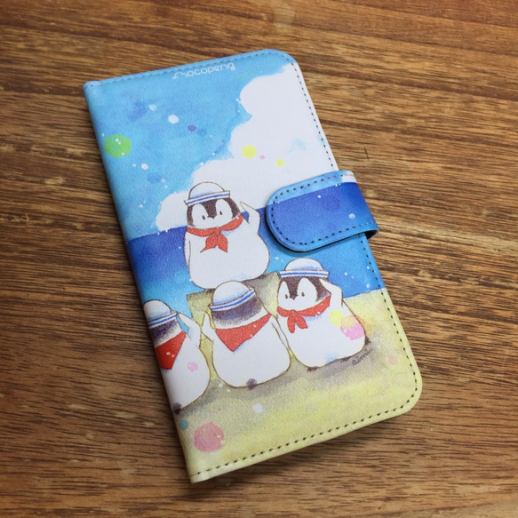 iPhoneケース・マルチタイプケース　水兵さん-海 2枚目の画像