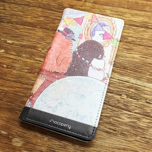 スマホ用手帳型ケース　雑貨屋さん（ベルトなしタイプ） 1枚目の画像