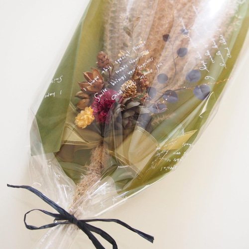 ススキと木の実のスワッグ 【大】 ドライフラワー Bon feuillage 通販