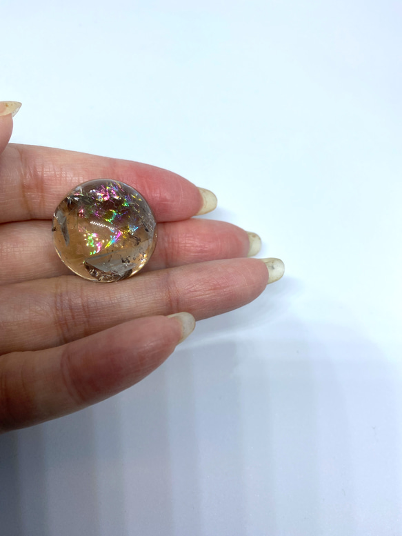 希少❣️スモーキークォーツレインボー入り