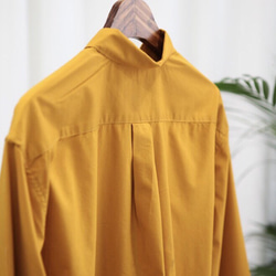 上質シルキーコットンポケットシャツ5色 メンズ服 秋冬 秋色 4枚目の画像