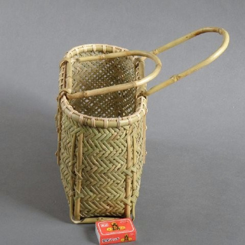 籠バッグ 根曲り竹 千島笹 送料無料（国内） かごバッグ 北の竹工房