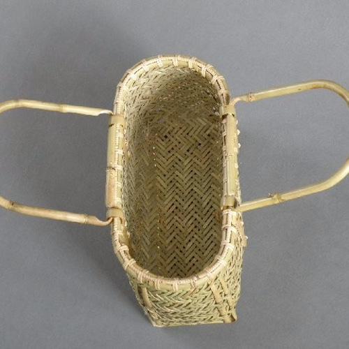 籠バッグ 根曲り竹 千島笹 送料無料（国内） かごバッグ 北の竹工房