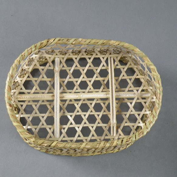 量身定做的Negaku竹製生活工具環保生活瀝水籃橢圓形籃碗 第3張的照片