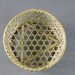 椀籠　円形（小）　根曲がり竹　生活の道具 2枚目の画像