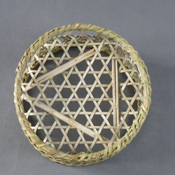 椀籠　円形（小）　根曲がり竹　生活の道具 3枚目の画像