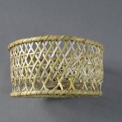 椀籠　円形（小）　根曲がり竹　生活の道具 4枚目の画像