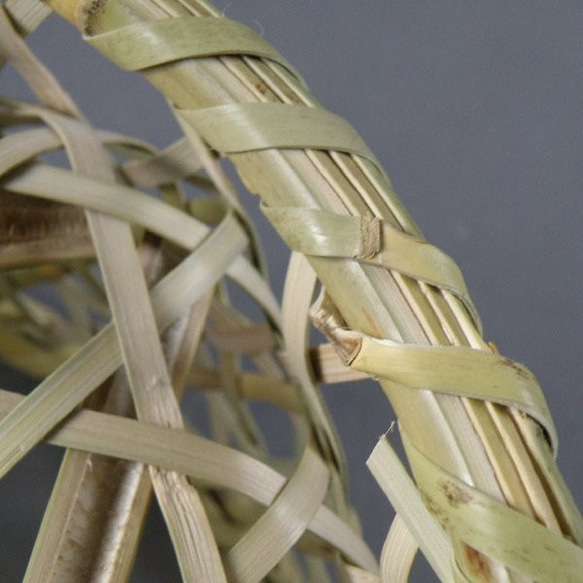 椀籠　円形（小）　根曲がり竹　生活の道具 7枚目の画像