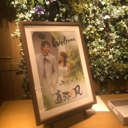 ウェルカムボード 感謝を伝える言葉 結婚式 アートポエム 和風も洋風も可能です 8枚目の画像