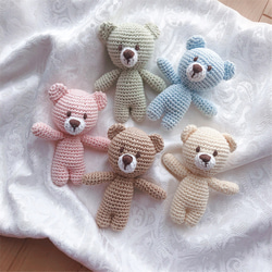 再入荷!大人気!>あみぐるみ・クマのラトル オーガニック 再入荷!大人気!>あみぐるみ・クマのラトル オーガニック