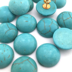 Turquoise  Cabochon・8コ（加工石） 4枚目の画像