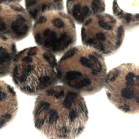 Leopard dark large ・12コ☆cabochon 2枚目の画像