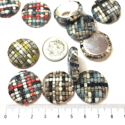 【再入荷】mosaic big cabochon mix★12pcs(renewal9.23) 5枚目の画像