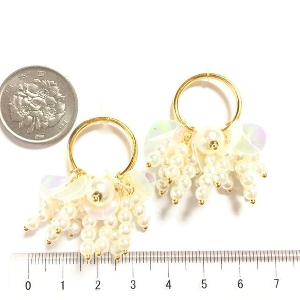 4pcs★white berry ring 4枚目の画像