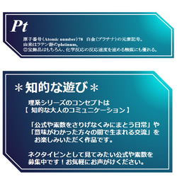 Platinum「Pt」 【理系・化学アクセサリー】 6枚目の画像