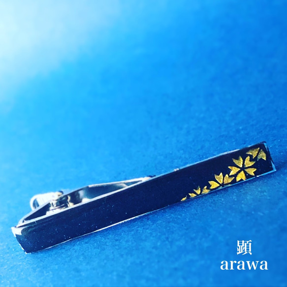 学習院 桜　さくら　ネクタイピン カフス 桜御旗 金 -Sakura Mihata Kin-（ネクタイピン） タイピン・カフス 顕