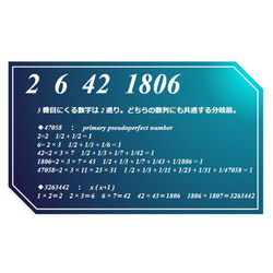 「 2 6 42 1806 」ネクタイピン【理系・数学シリーズ】 5枚目の画像