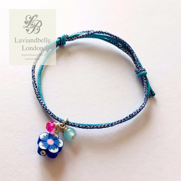 Laviandbelle London @UK｜Shiny Bracelet：Blue 3枚目の画像